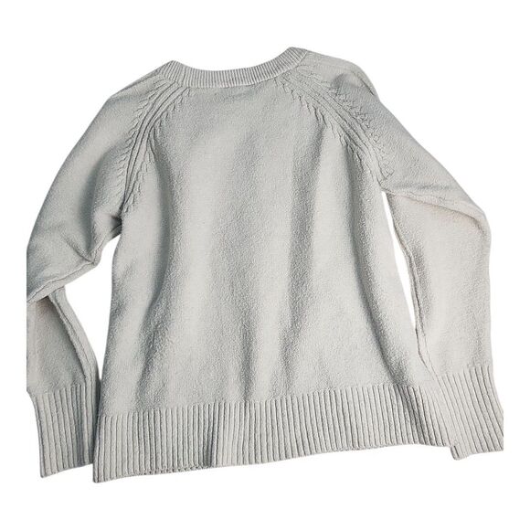 Simply VERA Sweater Women's Medium Gray Ribbed Pullover Designer Cozy Warm - Picture 7 of 7